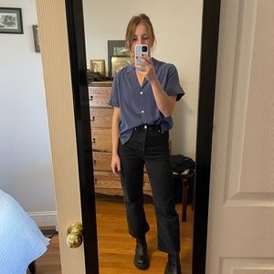 Everlane Clean-Silk short sleeve shirt